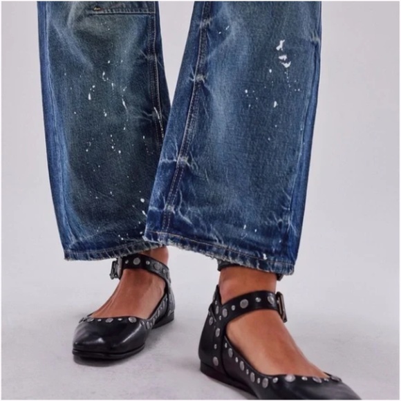 Free People We The Free Moxie Pull On Barrel Jeans 24 NWOT - Picture 4 of 15